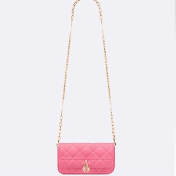 NWT Dior Dioriviera - My Dior Candy Pink Lambskin Bag - Picture 1 of 9